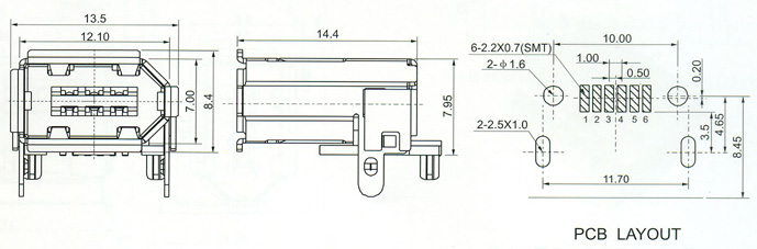 1394 Series Connector