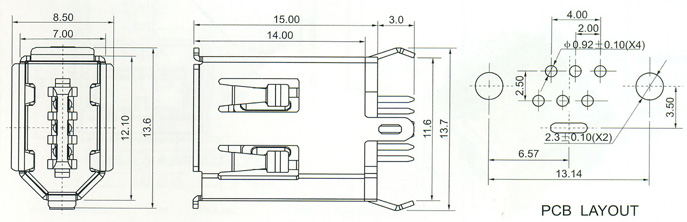 1394 Series Connector