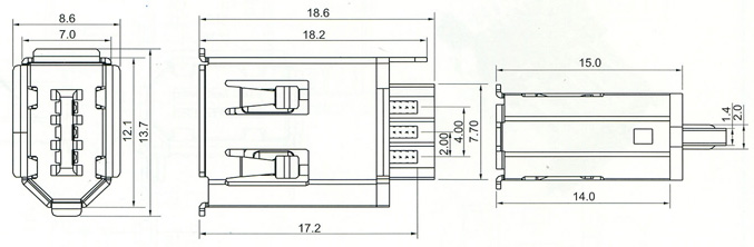 1394 Series Connector