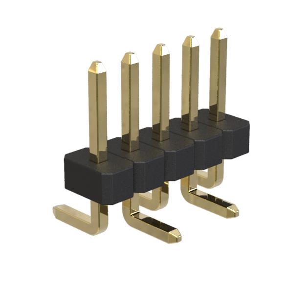 BL14065-11xxM2 series, pin headers  single row straight on PCB for surface (SMD) mounting,  1,27 , 1x50 pins