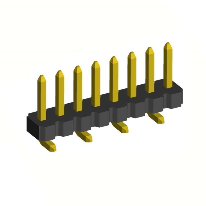 2199SA-XXG-SM-B1 (PLL1.27S) series, pin headers  single row straight on PCB for surface (SMD) mounting,  1,27 , 1x50 pins