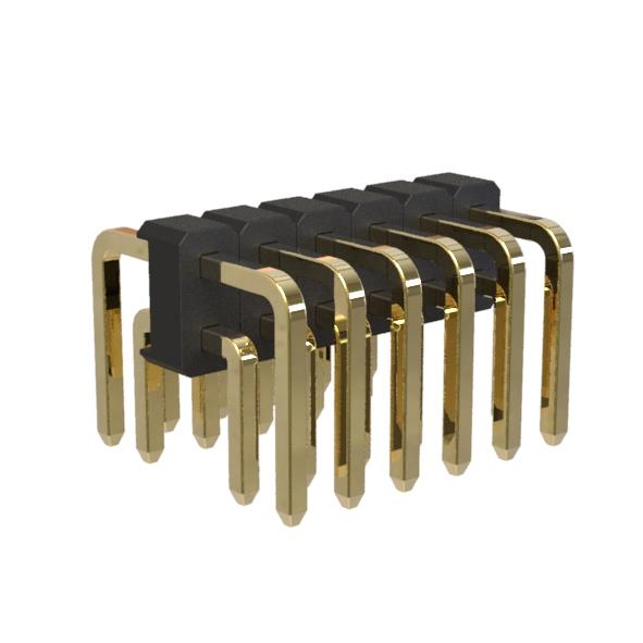 BL1320-21xxR series, two-row pin plugs (jumpers), pitch 2,0x2,0 mm, 2x40 pins