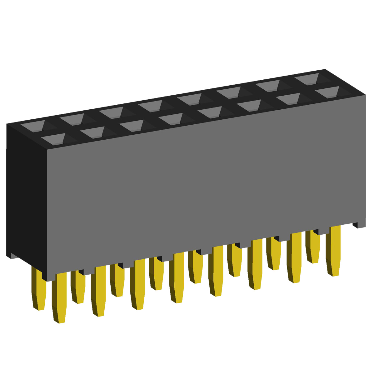 Open pin headers and Sockets for its, PCB/PCB (Board-to-Board) types with pitch 2,00x2,00 Pitch between pins in one row and sockets for them