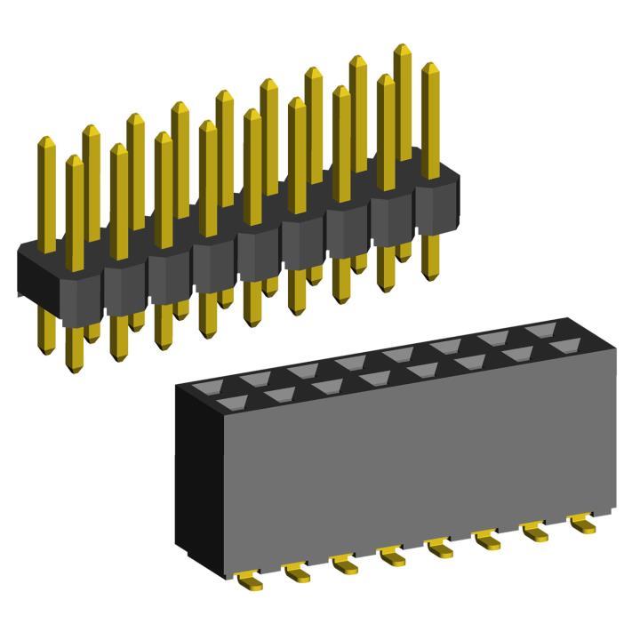 Board-to-Board connectors,
pin headers and sockets