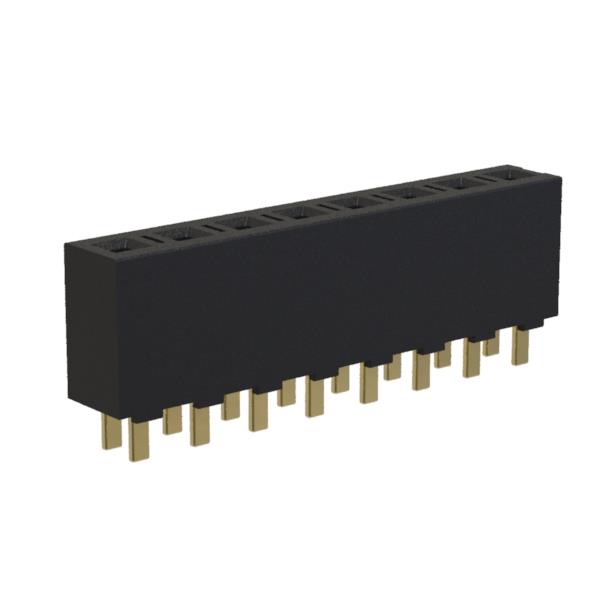 BL2289-01xxM series, single-row straight SMD sockets, pitch 3,96 mm, 1x20 pins