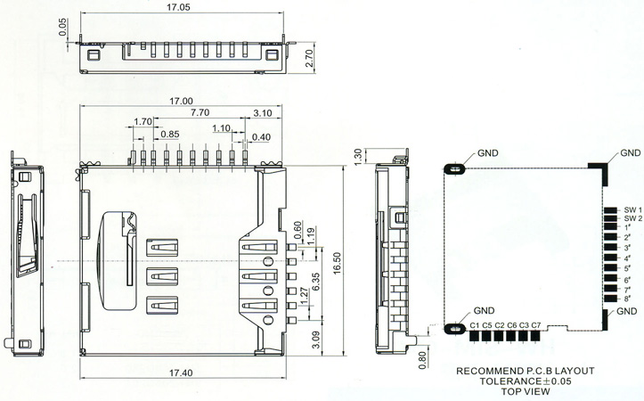 Card Series Connector