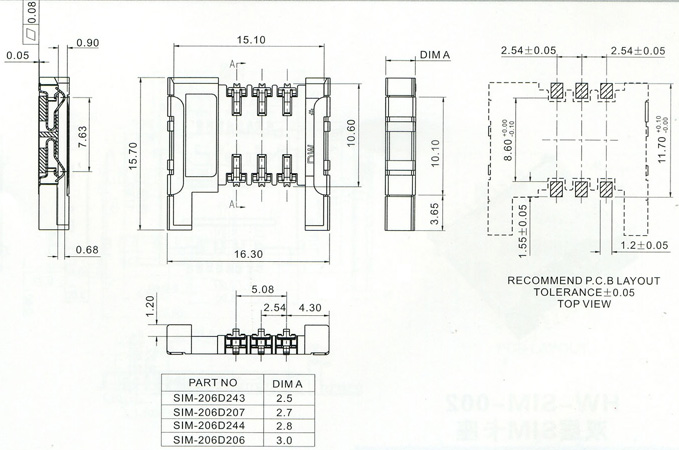 Card Series Connector