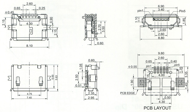 Micro USB Series Connector