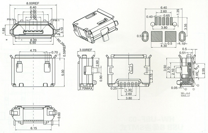 Micro USB Series Connector