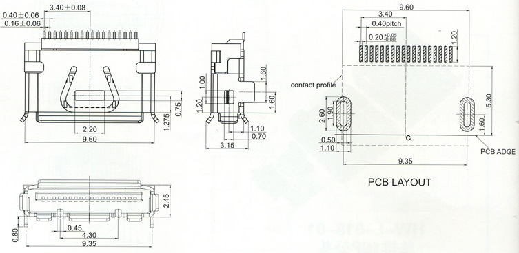 Mini USB Series Connector