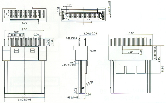 Mini USB Series Connector