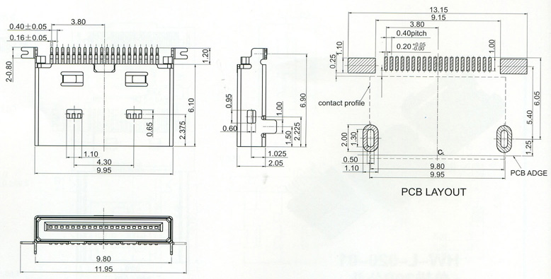 Mini USB Series Connector