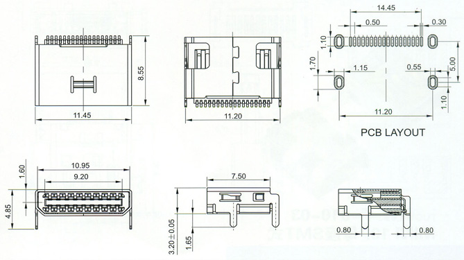 Mini USB Series Connector