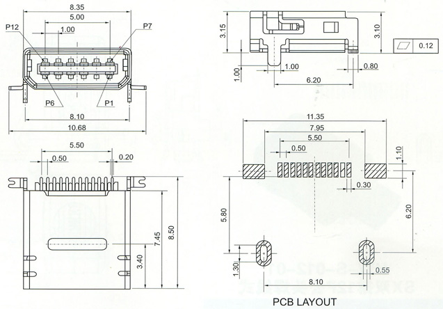 Mini USB Series Connector