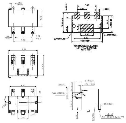 Card Series Connector