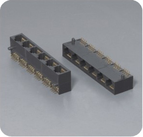 5916-08-100-001-H-L / 59 Series Modular Jack / Modular Jack / Connectors