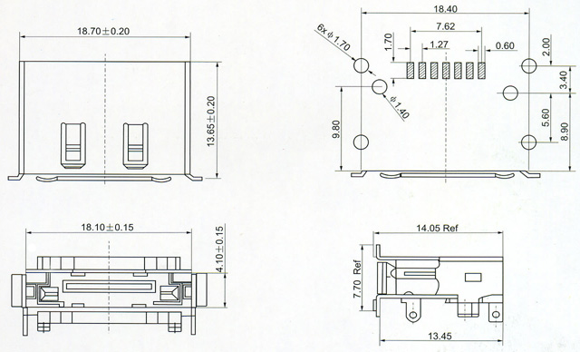 SATA Series Connector