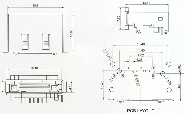 SATA Series Connector