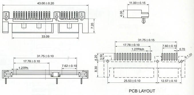 SATA Series Connector