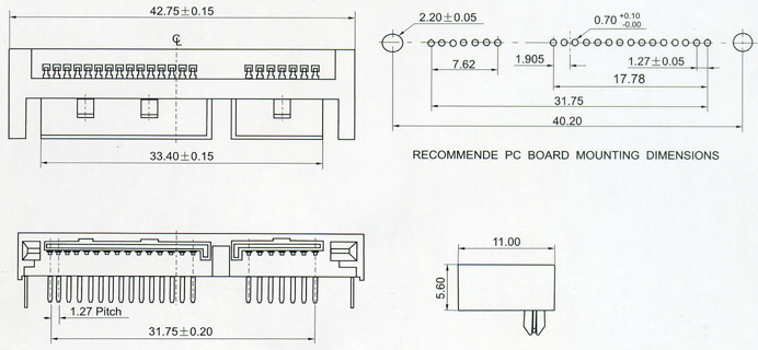 SATA Series Connector