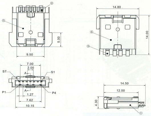 SATA Series Connector