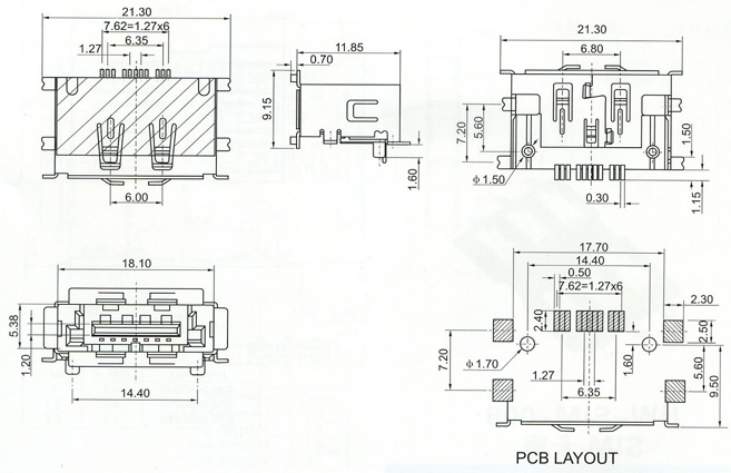 SATA Series Connector