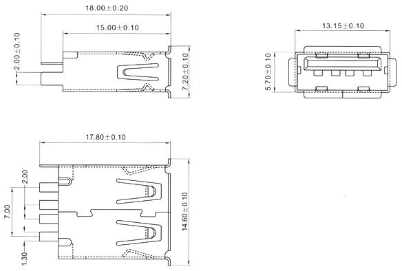 USB2.0 Series Connector