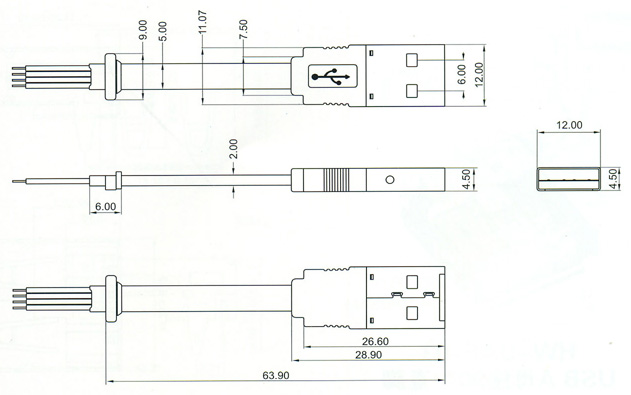 USB2.0 Series Connector