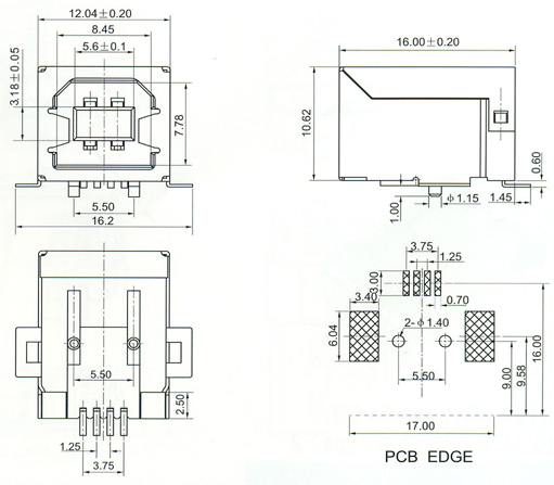 USB2.0 Series Connector