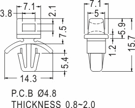 Cable tie mount