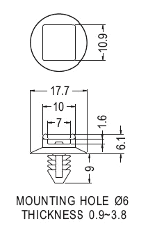 Cable tie mount