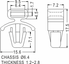 Cable tie mount