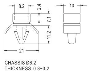 Cable tie mount