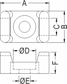 Cable tie mount