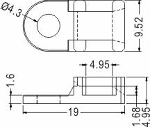 Cable tie mount