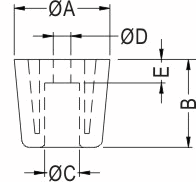 Rubber and Plastic Foot / Furniture