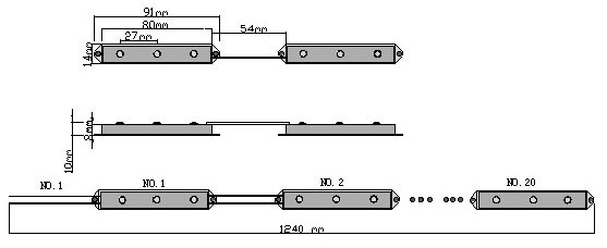 BFC7812-3X, Through hole LED Waterproof LED Module Series